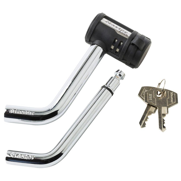 Master Lock 2866DAT 1/2in (13mm) and 5/8in (16mm) Swivel Head™ Receiver Lock-Keyed-Master Lock-2866DAT-HodgeProducts.com