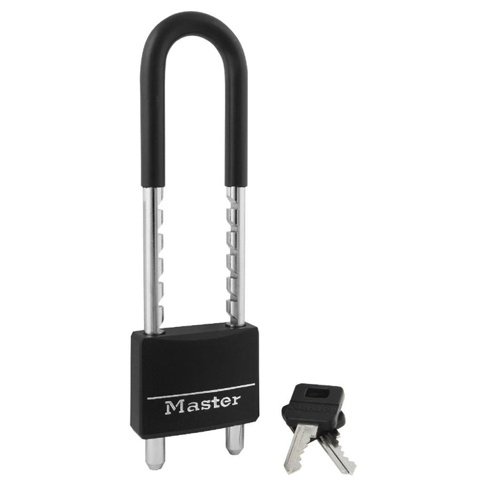 Master Lock 527D Covered Solid Body Padlock with Adjustable Shackle 2in (51mm) Wide-Keyed-Master Lock-527D-HodgeProducts.com