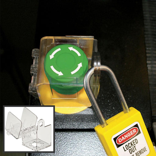 Master Lock S2153 Installed Push Button and Rotary Switch Cover-Other Security Device-Master Lock-S2153-HodgeProducts.com