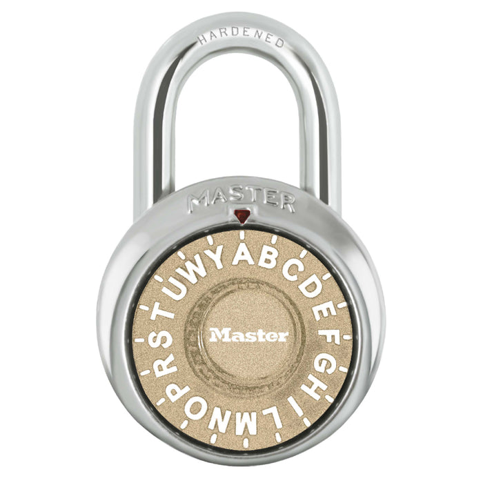 Master Lock 1573 Letter Lock Combination Padlock