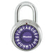 Master Lock 1573 1-7/8in (48mm) General Security Combination Padlock-Master Lock-Purple-1573PRP-HodgeProducts.com