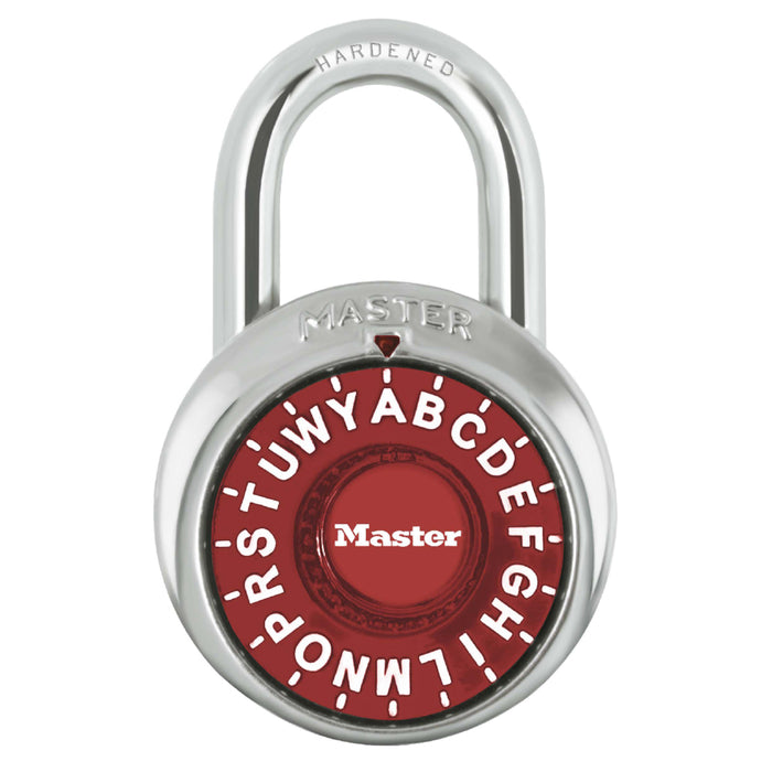 Master Lock 1573 1-7/8in (48mm) General Security Combination Padlock-Master Lock-Red-1573RED-HodgeProducts.com