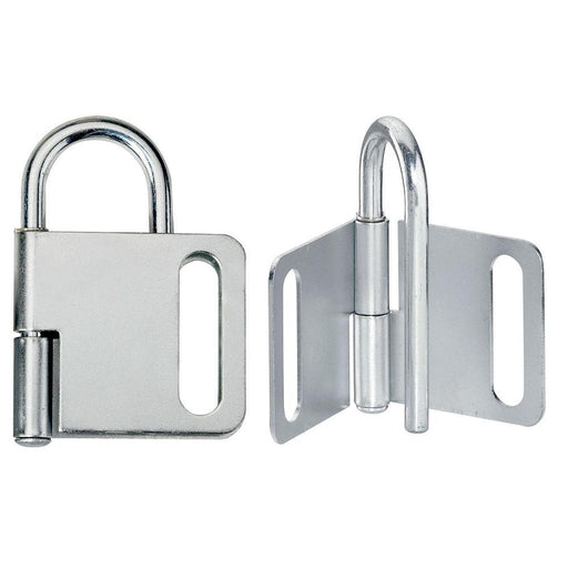 Master Lock 418 Steel Heavy Duty Lockout Hasp, Jaw Clearance 1in (25mm) Wide-Other Security Device-Master Lock-418-HodgeProducts.com