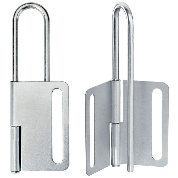 Master Lock 419 Steel Heavy Duty Lockout Hasp, Jaw Clearance 3in (76mm) Wide-Other Security Device-Master Lock-419-HodgeProducts.com