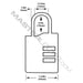 Master Lock 4684T Set Your Own Combination TSA-Accepted Luggage Lock 2 Pack 1-3/8in (35mm) Wide-Combination-Master Lock-4684T-HodgeProducts.com