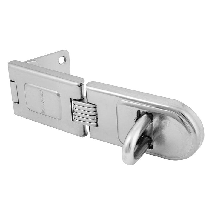 Master Lock 720DPF 6-1/4in (16cm) Long Zinc Plated Hardened Steel Single Hinge Hasp-Other Security Device-Master Lock-720DPF-HodgeProducts.com