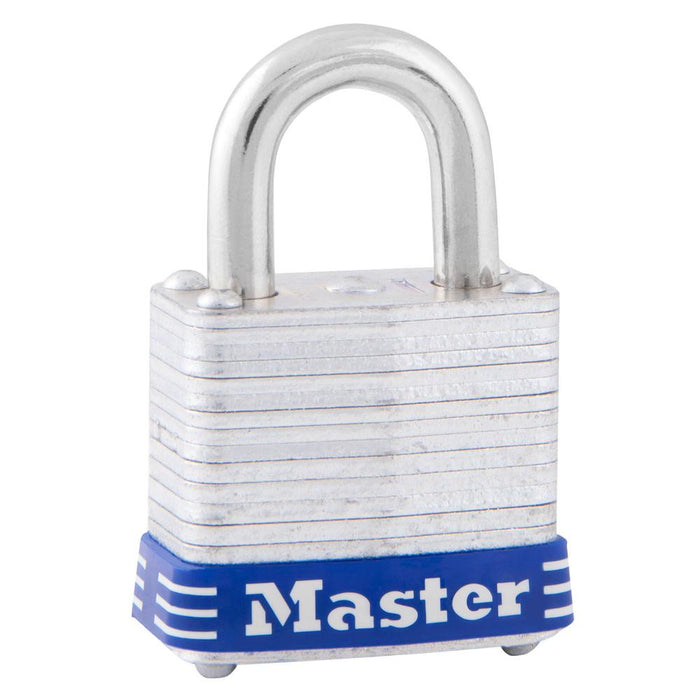 Master Lock 7D Laminated Steel Padlock 1-1/8in (29mm) Wide-Keyed-Master Lock-7D-HodgeProducts.com