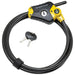Master Lock 8413DPF 6ft (1.8m) Long x Diameter Python™ Adjustable Locking Cable; and Black 3/8in (10mm) Wide-Keyed-Master Lock-8413DPF-HodgeProducts.com