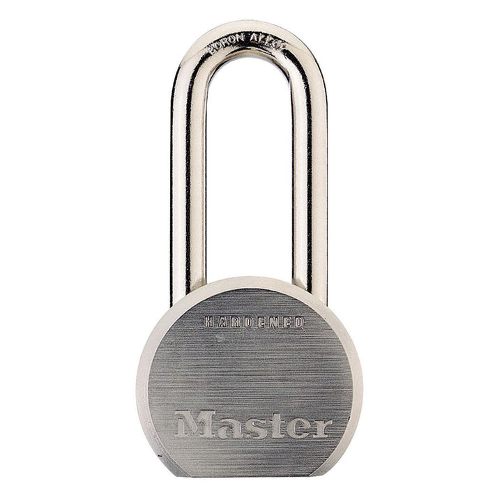 Master Lock 930DLHPF 2-1/2in (64mm) Wide Solid Steel Body Padlock with 2in (51mm) Shackle-Keyed-Master Lock-930DLHPF-HodgeProducts.com