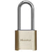 Master Lock 975DLHCOM Resettable Combination Brass Padlock 2in (51mm) Wide-Combination-Master Lock-975DLHCOM-HodgeProducts.com