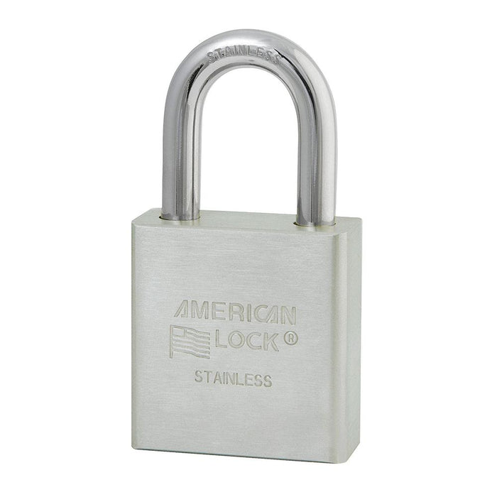 American Lock A5400 Solid Stainless Steel Padlock 1-3/4in (44mm) Wide-Keyed-American Lock-HodgeProducts.com