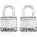 Master Lock M1XTHC 1-3/4in (44mm) Wide Magnum® Laminated Steel Padlock; 2 Pack-Master Lock-1in-M1XTHC-HodgeProducts.com