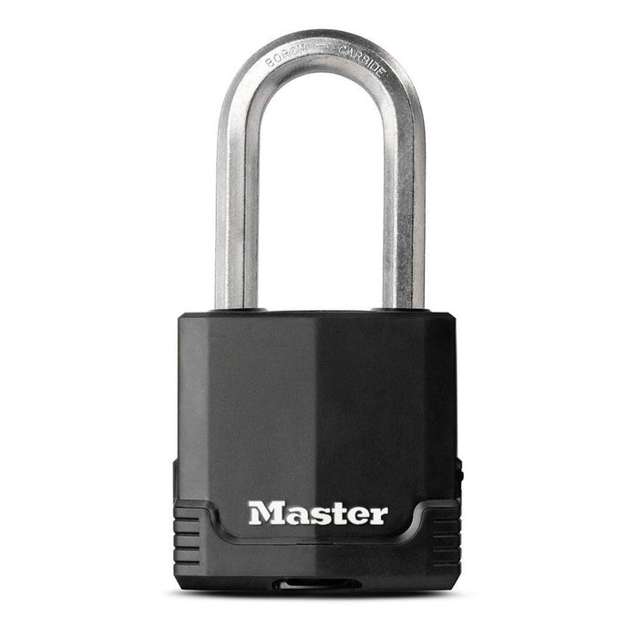 Master Lock M515XDHC 2-1/8in (54mm) Wide Magnum® Covered Laminated Steel Padlock-Master Lock-M515XDLHHC-HodgeProducts.com