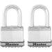 Master Lock M5XT 2in (51mm) Wide Magnum® Laminated Steel Padlock; 2 Pack-Master Lock-1-1/2in-M5XTLF-HodgeProducts.com