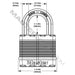 Master Lock M1XT 1-3/4in (44mm) Wide Magnum® Laminated Steel Padlock; 2 Pack-Master Lock-HodgeProducts.com