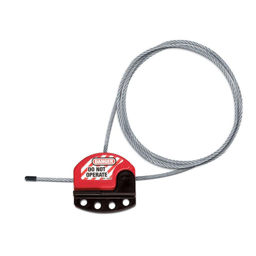 Master Lock S806 3ft - 24ft Long Adjustable Cable Lockout-Master Lock-3ft-S806CBL3-HodgeProducts.com