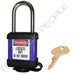 Master Lock 410COV Padlock with Plastic Cover 1-1/2in (38mm) wide-Master Lock-Keyed Different-1-1/2in-410BLUCOV-HodgeProducts.com
