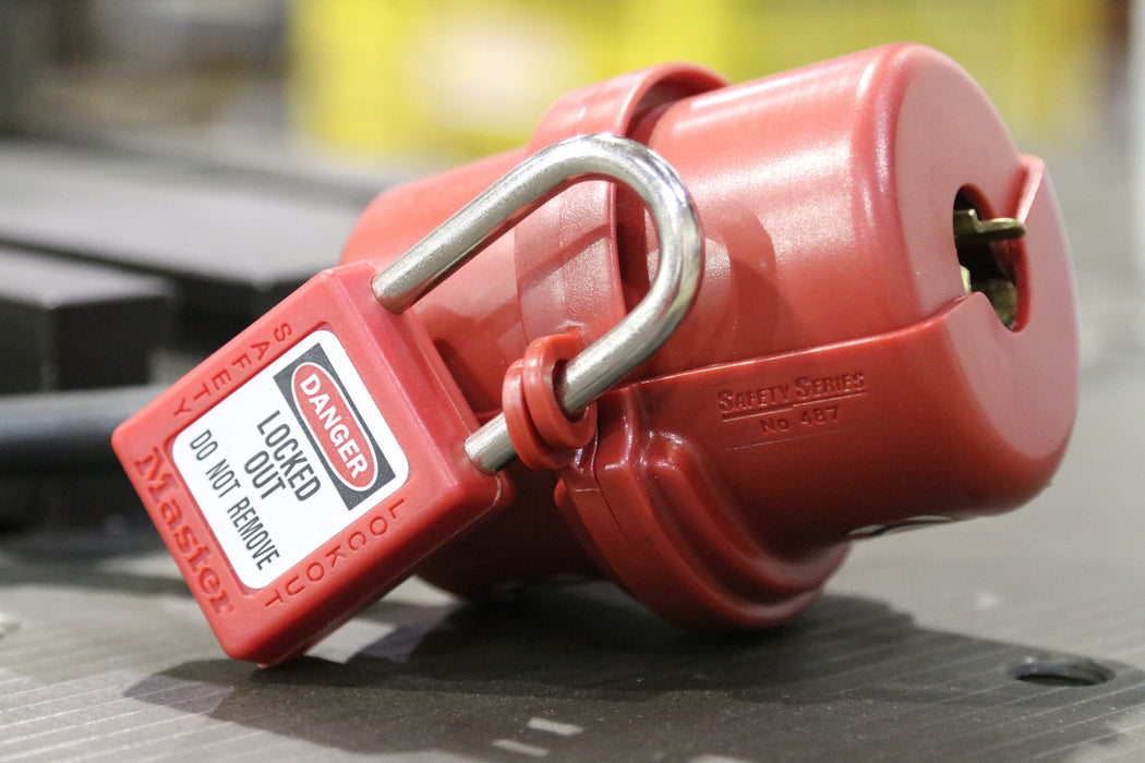 Master Lock 410 Zenex™ Thermoplastic Safety Padlock, 1-1/2in (38mm) Wide with 1-1/2in (38mm) Tall Shackle-Keyed-Master Lock-HodgeProducts.com
